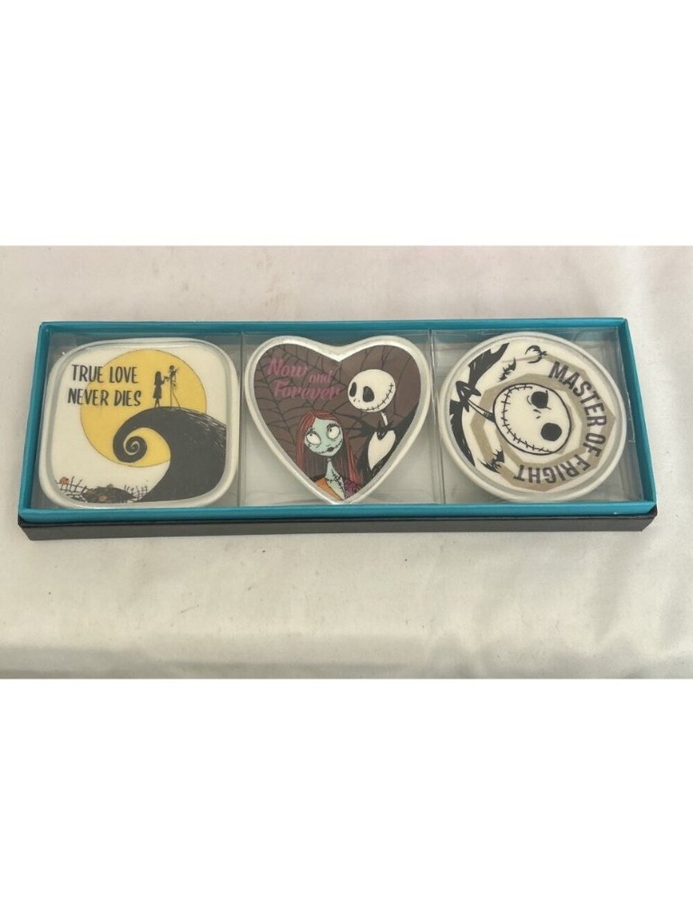 Disney Tim Burton's The Nightmare Before Christmas Mini Ceramic Display Plates